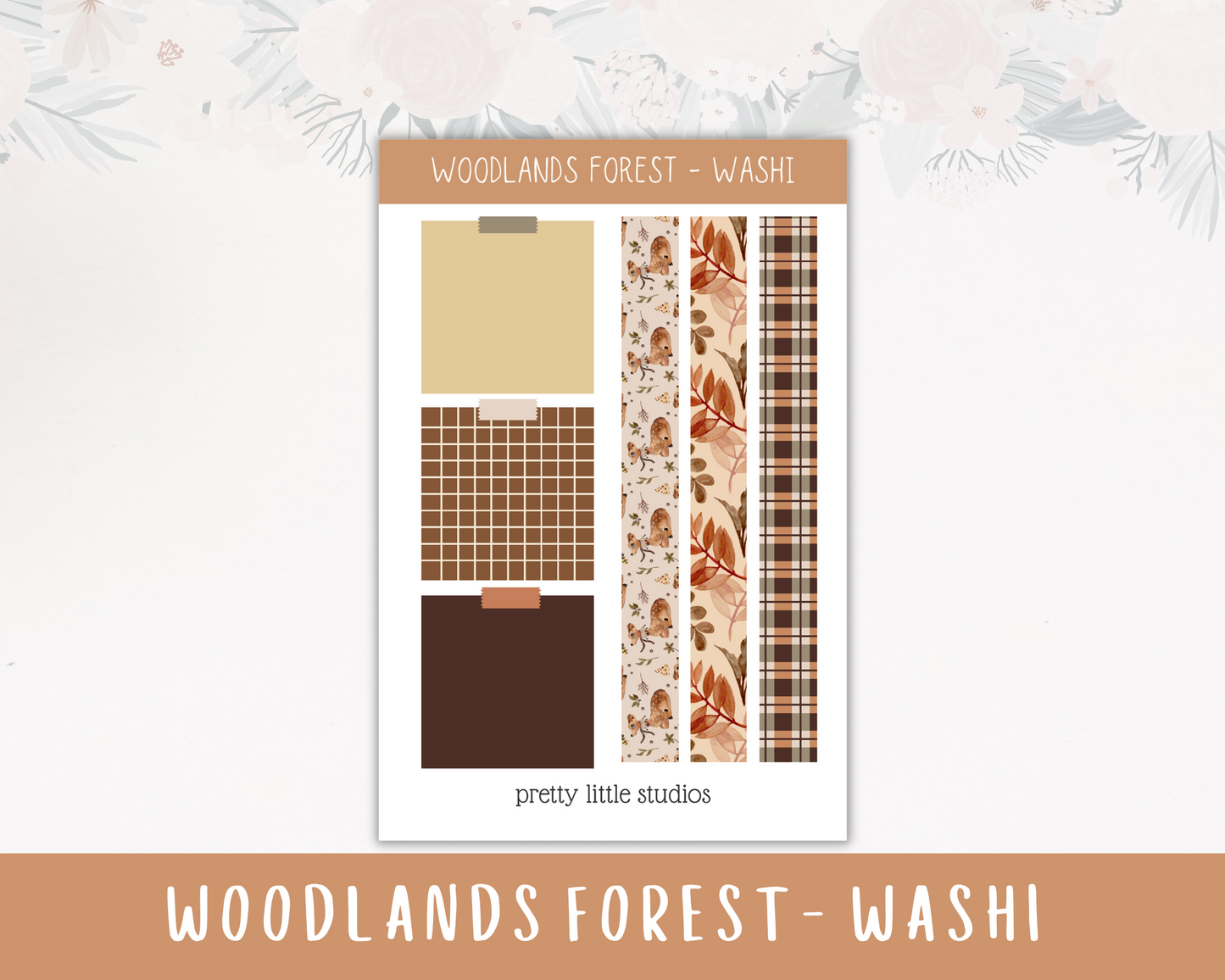 Woodlands Forest Happy Planner Sticker Kit