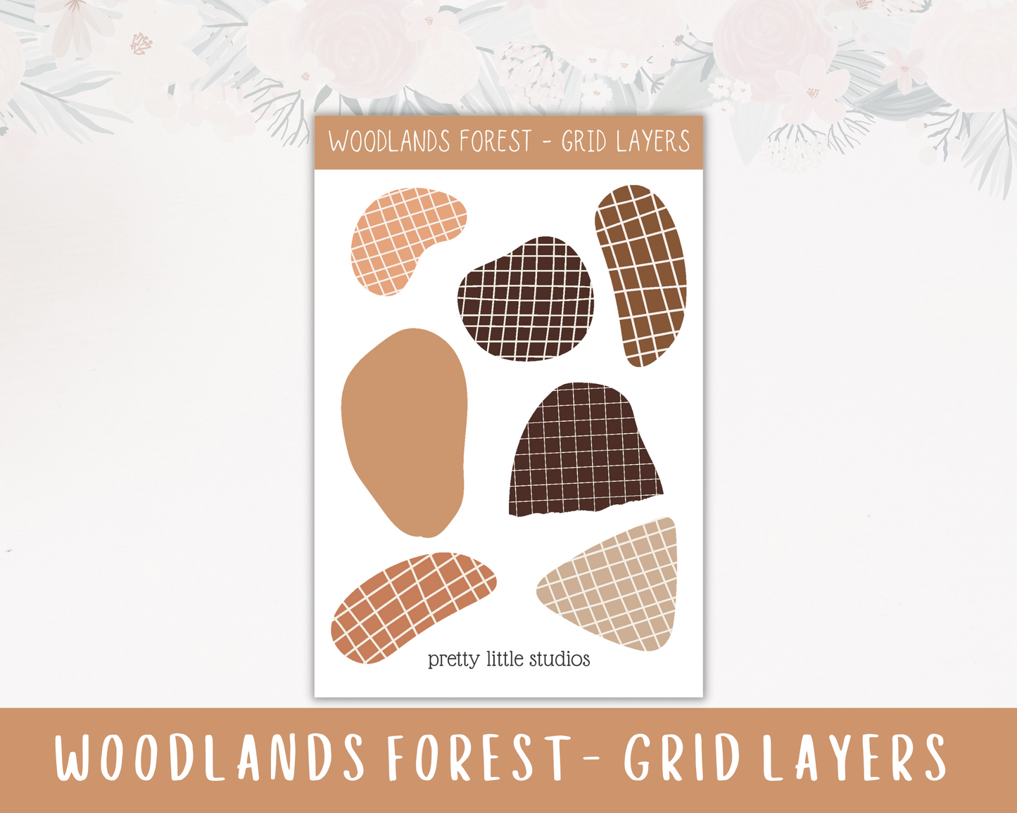 Woodlands Forest Happy Planner Sticker Kit