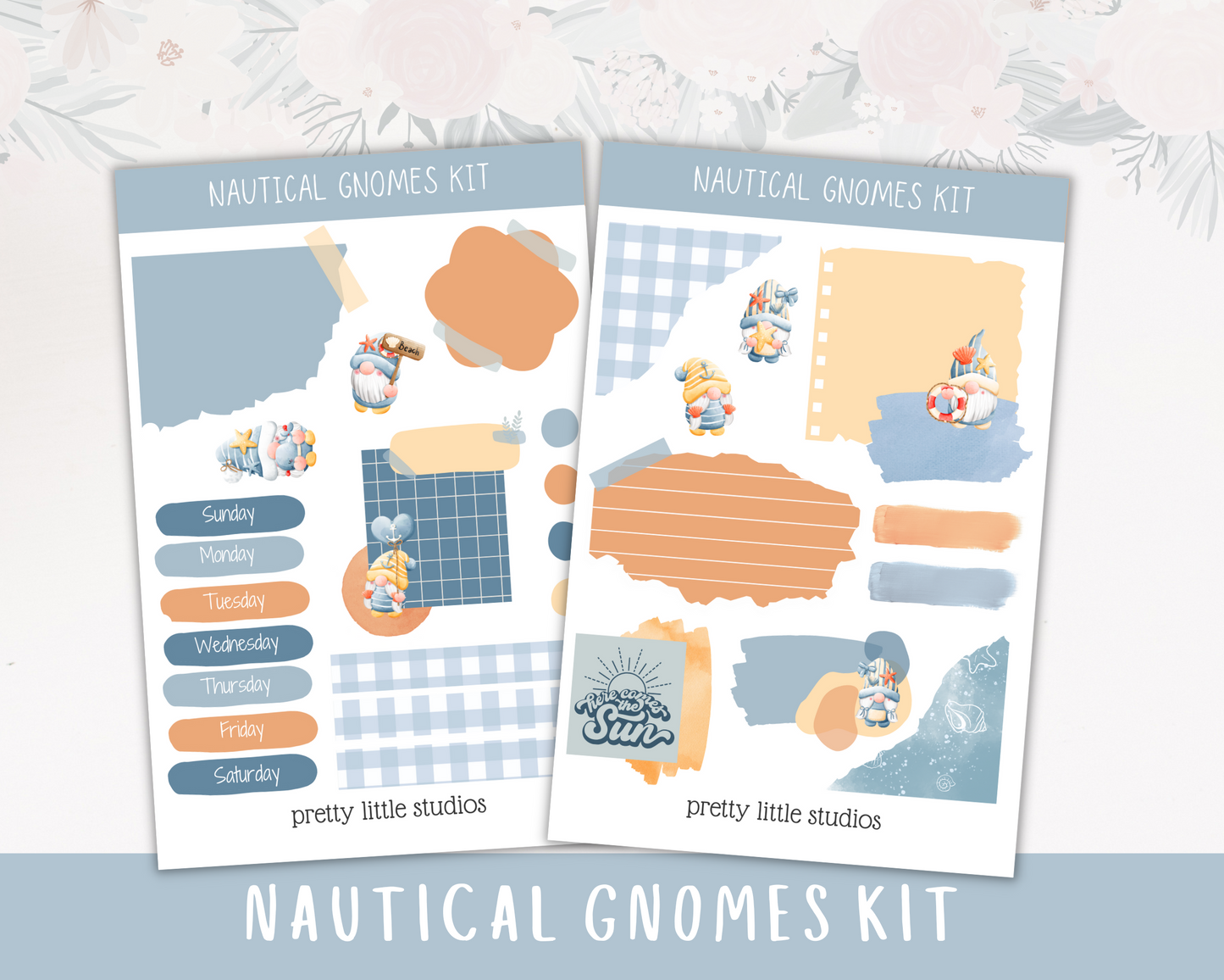 Nautical Gnomes Journaling Mini Kit