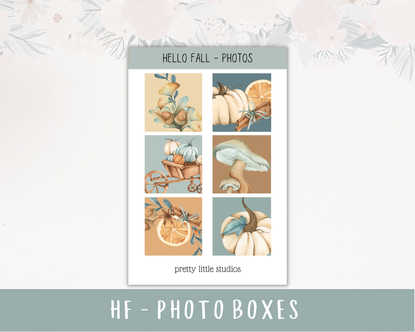 Hello Fall Happy Planner Sticker Kit - Bullet Journal Sticker Kit - Planner Stickers - Autumn Stickers Kit - Fall Stickers Kit