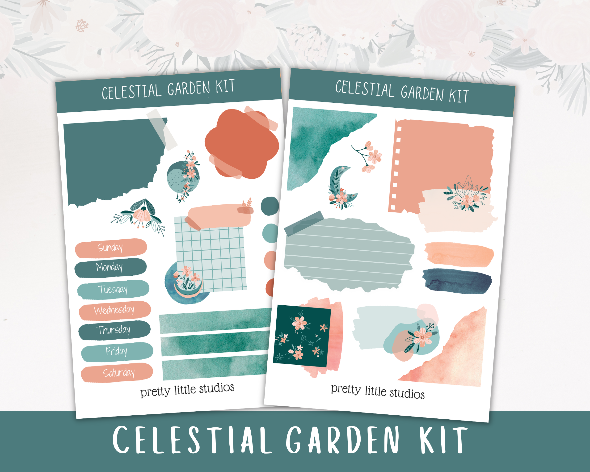 Celestial Dream Bullet Journal Sticker Kit For Journaling