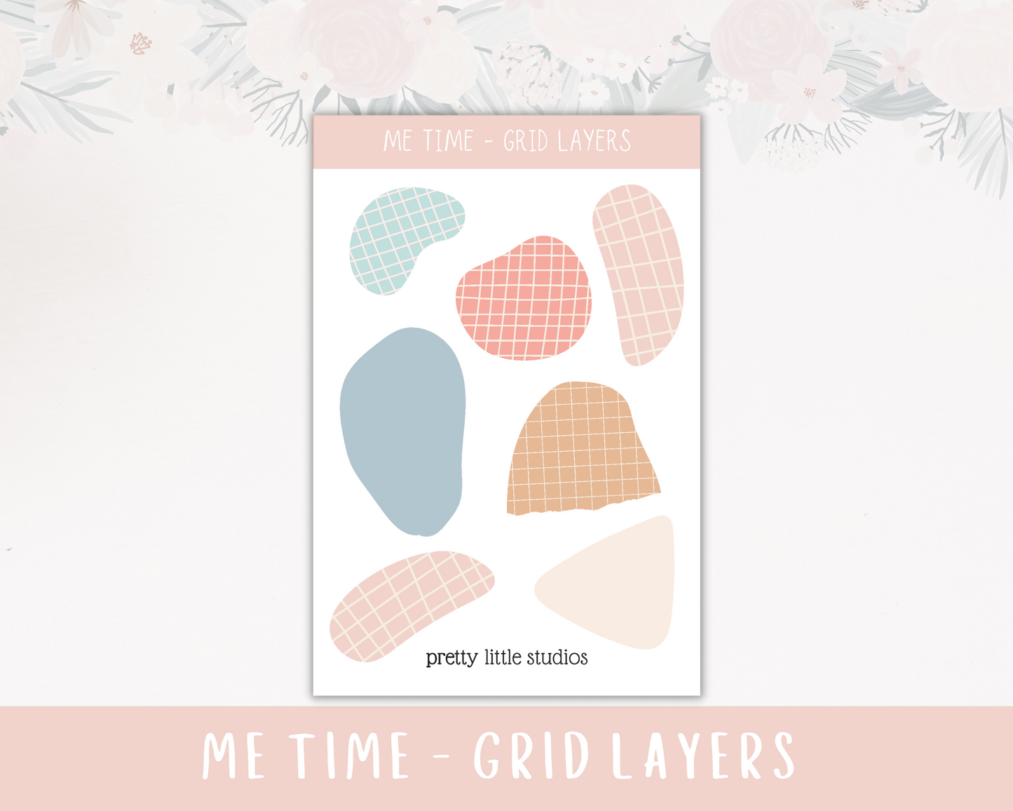 Me Time Standard Vertical Happy Planner Classic Weekly Sticker Kit