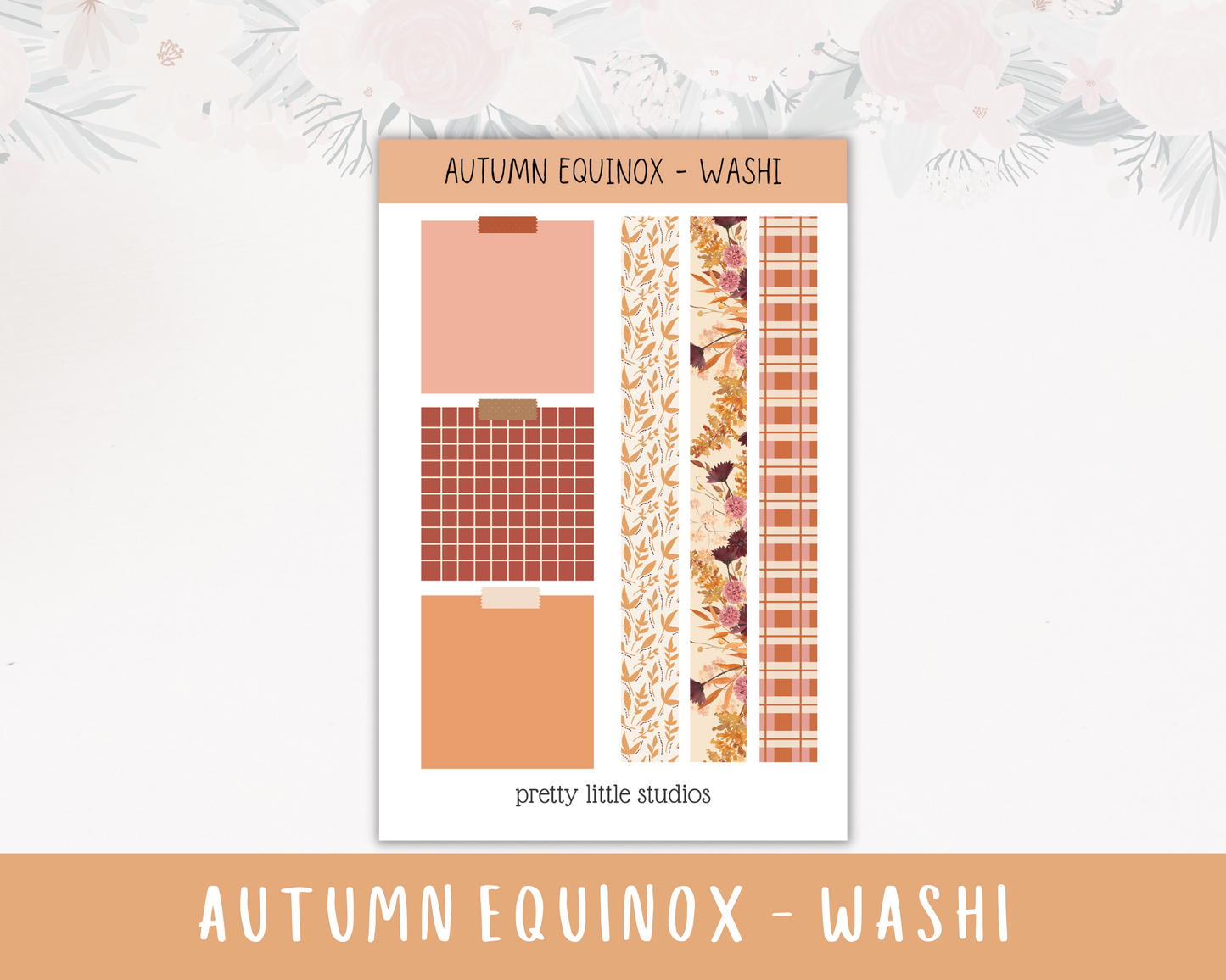 Autumn Equinox Happy Planner Sticker Kit - Standard Weekly Sticker Kit - Planner Stickers - Autumn Stickers Kit - Fall Stickers Kit
