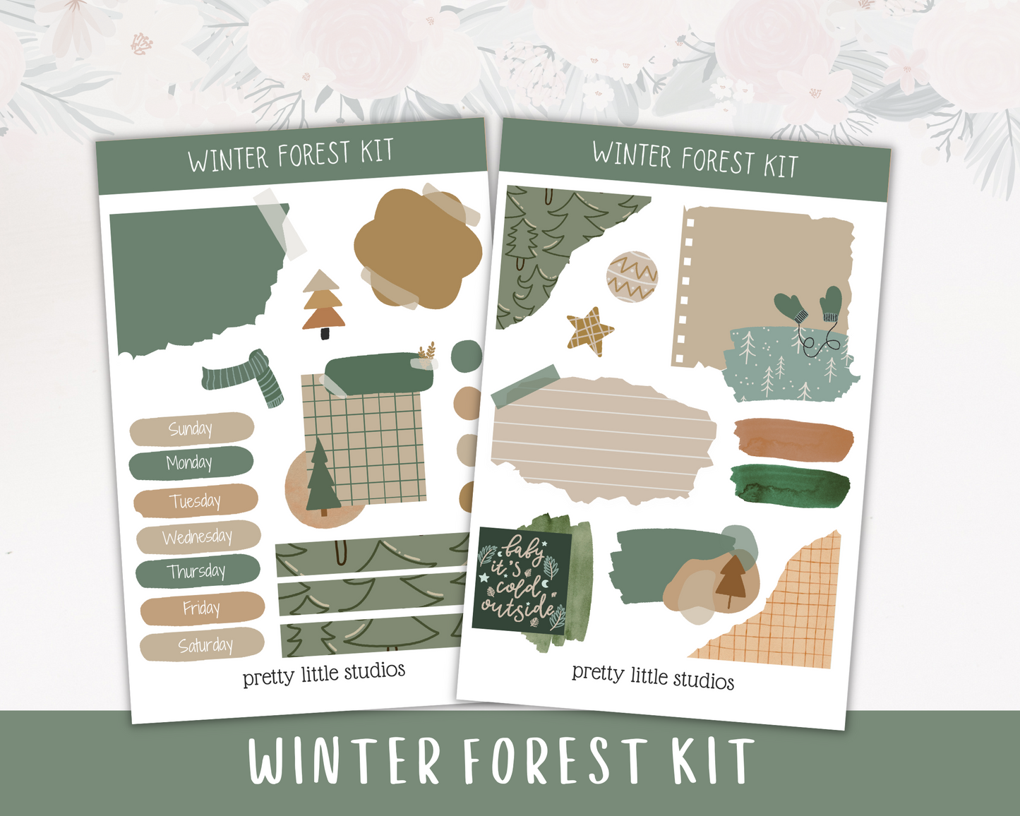 Winter Forest Journaling Kit