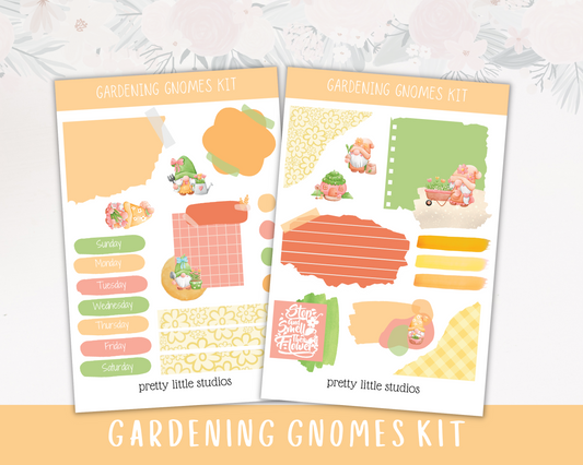 Gardening Gnomes Journaling Mini Kit