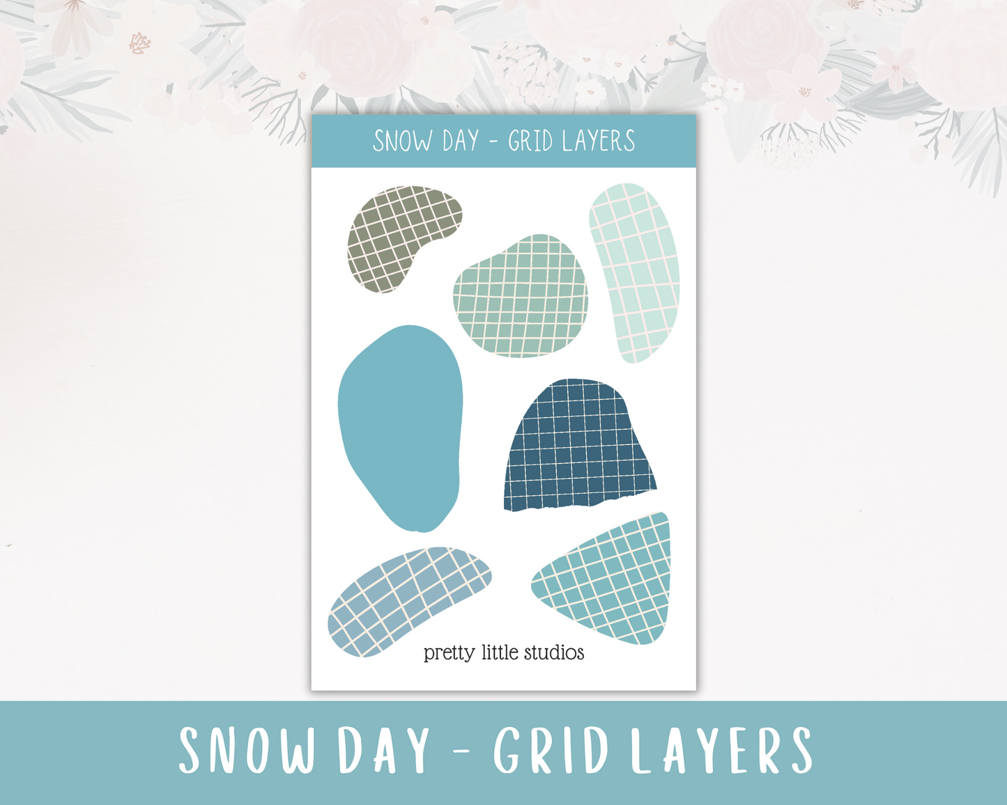 Snow Day Happy Planner Classic Standard Vertical Weekly Sticker Kit