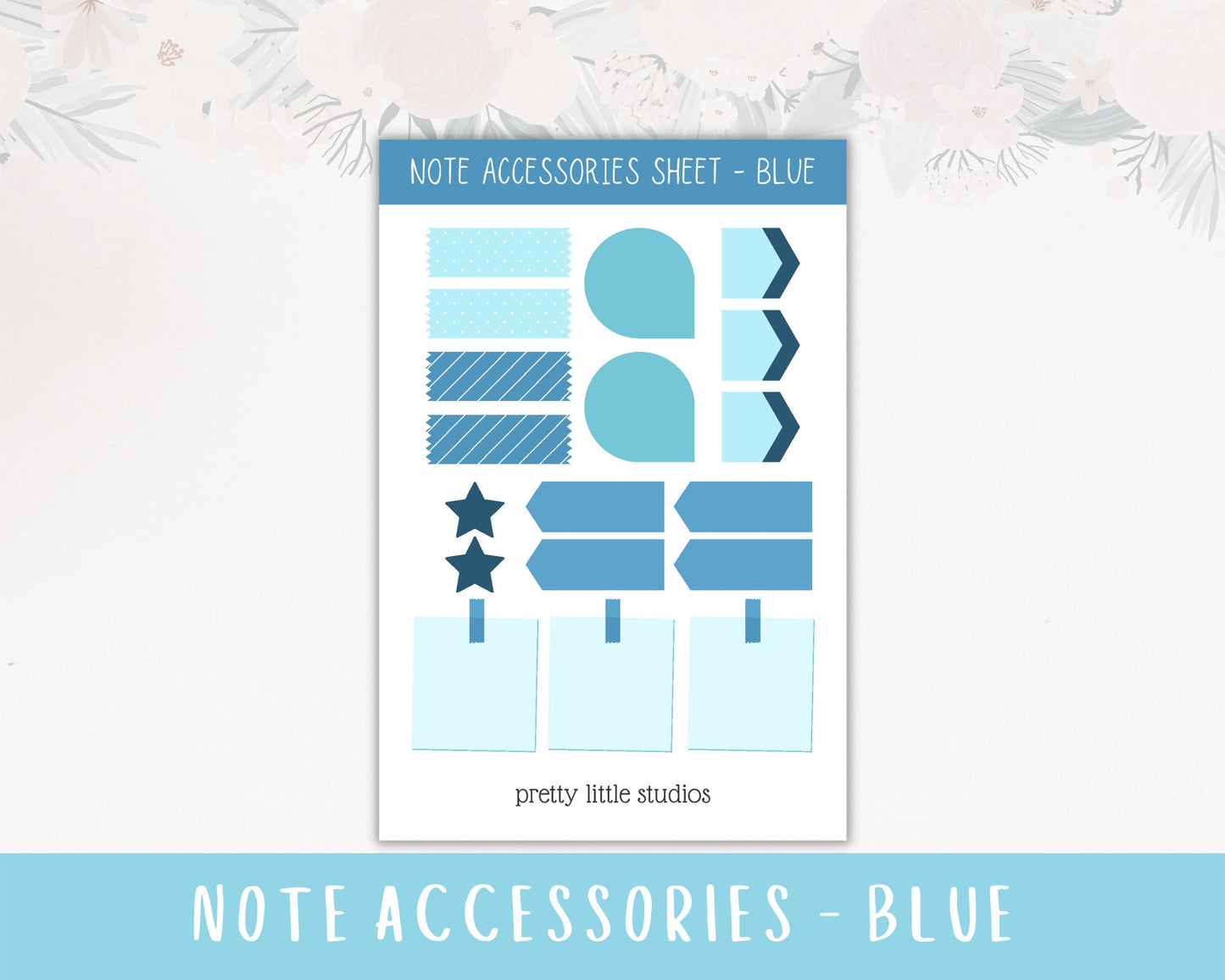 Note Accessories Weekly Spread Sticker Sheets - Bullet Journal Stickers - Planner Stickers - Functional Stickers