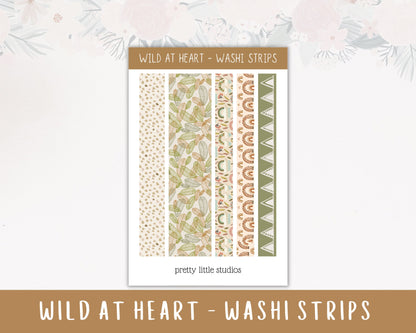 Wild at Heart Decorative Sticker Sheets - Boho Stickers - Bohemian Inspired Stickers - Boho Sticker Kit
