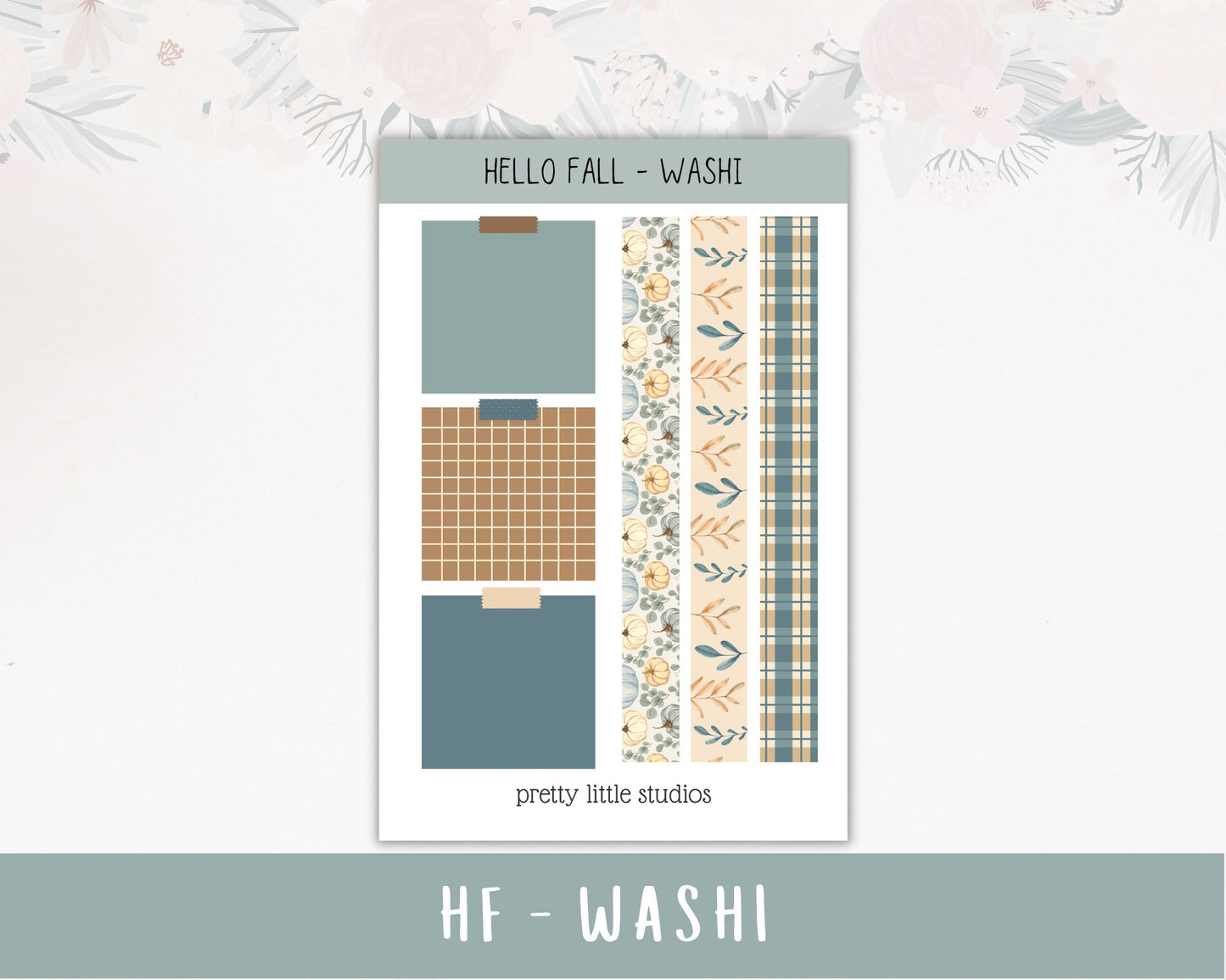 Hello Fall Happy Planner Sticker Kit - Bullet Journal Sticker Kit - Planner Stickers - Autumn Stickers Kit - Fall Stickers Kit