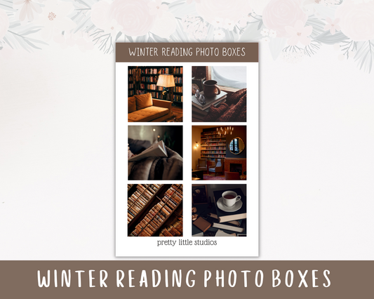 Winter Reading Photo Boxes Sticker Sheets