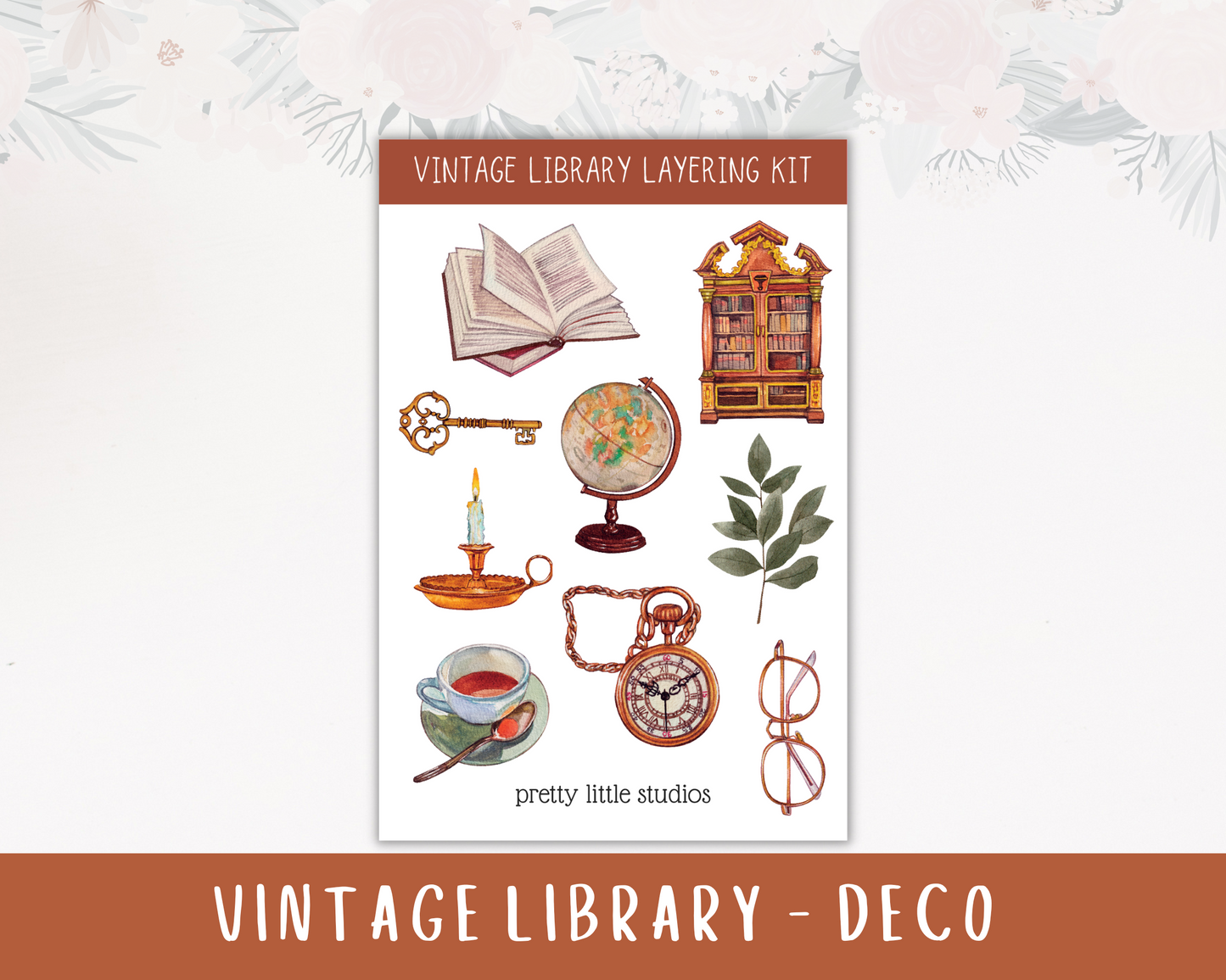 Vintage Library Mini Layering Kit