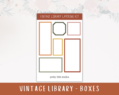 Vintage Library Mini Layering Kit