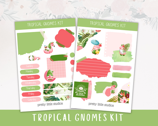 Tropical Gnomes Journaling Mini Kit