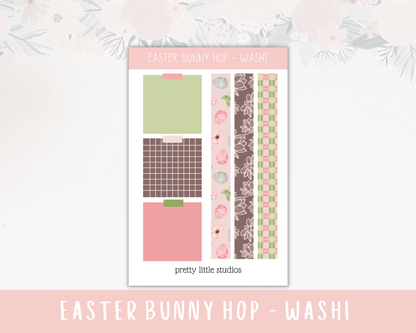 Easter Bunny Hop Standard Vertical Happy Planner Classic Weekly Sticker Kit