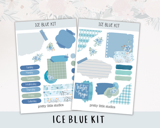 Ice Blue Mini Journaling Kit