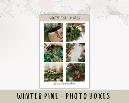 Winter Pine Happy Planner Classic Standard Vertical Weekly Sticker Kit