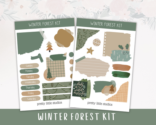 Winter Forest Journaling Kit