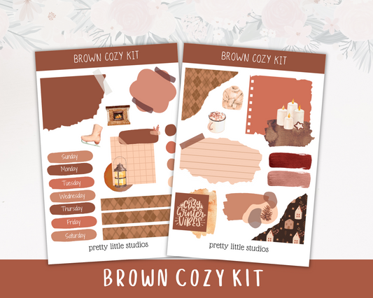 Brown Cozy Journaling Kit