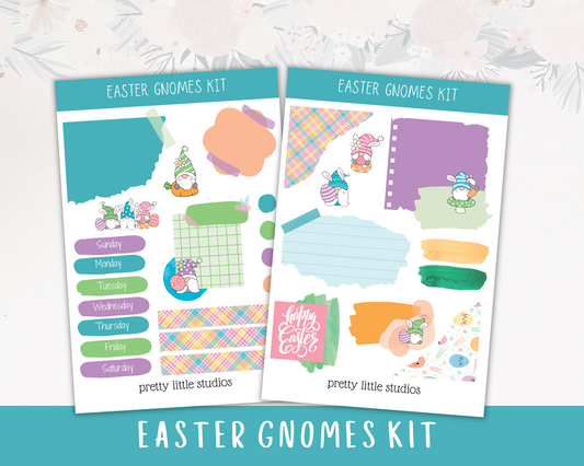 Easter Gnomes Journaling Mini Kit