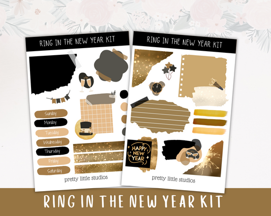 Ring in the New Year Mini Journaling Kit
