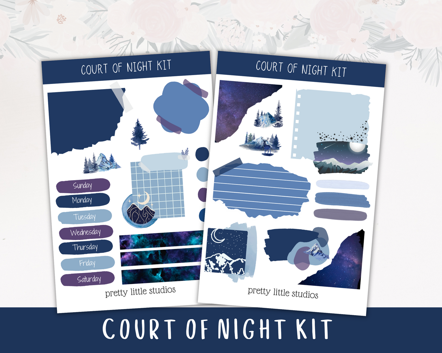 Court of Night Mini Journal Sticker Kit