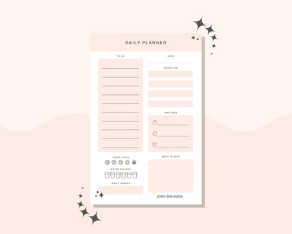 Daily Planner Notepad - Notepad Planner - Office Planner - Daily Planner