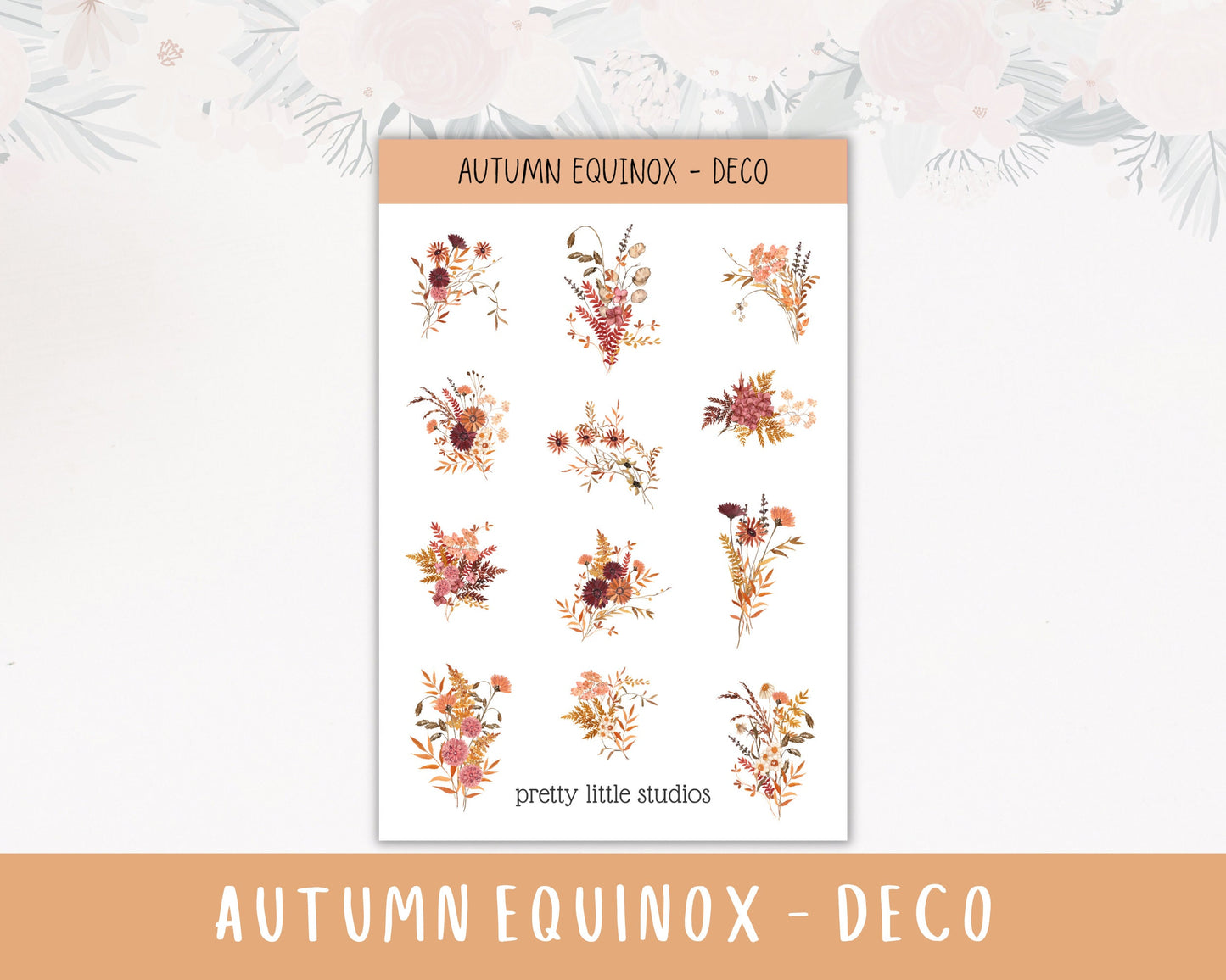 Autumn Equinox Happy Planner Sticker Kit - Standard Weekly Sticker Kit - Planner Stickers - Autumn Stickers Kit - Fall Stickers Kit