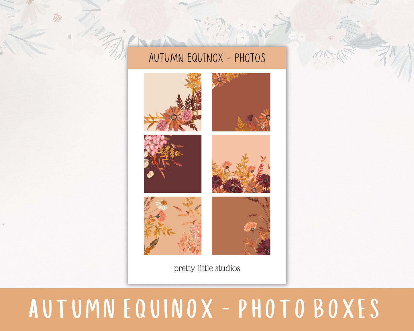 Autumn Equinox Happy Planner Sticker Kit - Standard Weekly Sticker Kit - Planner Stickers - Autumn Stickers Kit - Fall Stickers Kit
